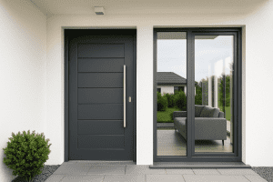 ¿Son seguras las puertas de aluminio?